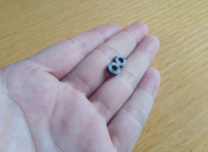 外径8mm径向多极注塑铁氧体转子 D8x3.175x3mm 外径8mm径向多极注塑铁氧体转子 D8x3.175x3mm