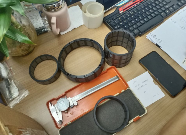 16极风扇电机磁环153x135x34mm样品实拍图片 16极风扇电机磁环153x135x34mm样品实拍图片